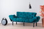 Atelier Del Sofa Nitta Triple - Verde petróleo